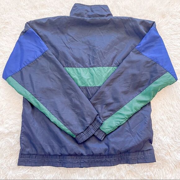 Vintage Blue/Green Team USA Olympics WindbreakerJacket Sponsored by JCPenny - Picture 10 of 13